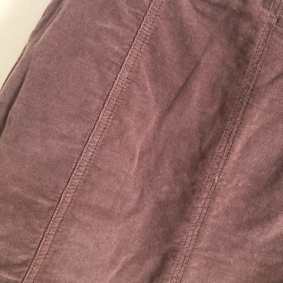 Free People Taupe Corduroy Mini Skirt - Picture 3 of 4